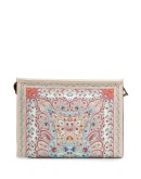 paisley print make-up bag