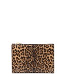 leopard-print bifold wallet