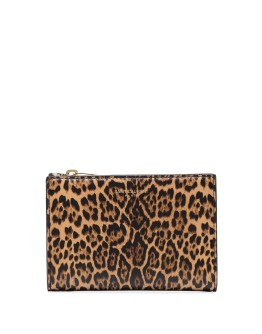 leopard-print bifold wallet