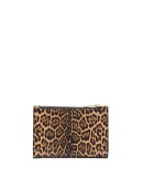 leopard-print bifold wallet