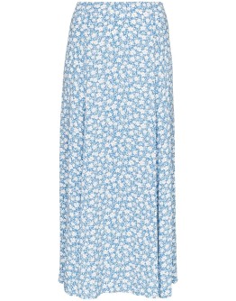 Zoe floral-print midi skirt