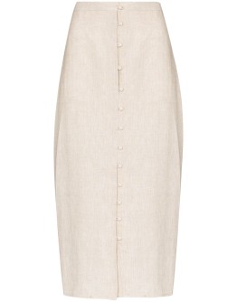 Fredo linen skirt