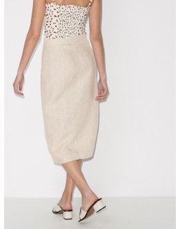 Fredo linen skirt