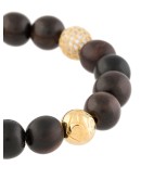 wooden bead bracelet