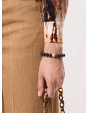wooden bead bracelet