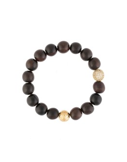 wooden bead bracelet