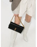black Kate 99 baguette leather shoulder bag