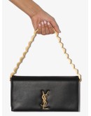 black Kate 99 baguette leather shoulder bag