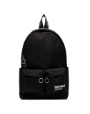 quote-print backpack