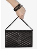 Monogram chain wallet