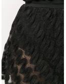 deep V-neck knit playsuit