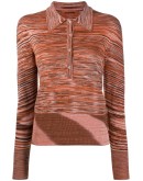 abstract print polo