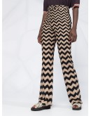 zig zag print trousers