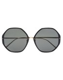 Alona 22kt gold-plated sunglasses