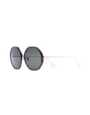 Alona 22kt gold-plated sunglasses