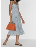 Bran flared midi dress