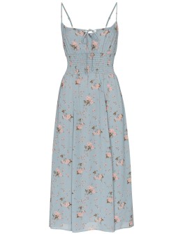 Bran flared midi dress