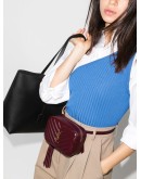 Lou monogram-plaque belt bag