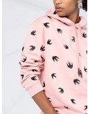 Swallows print hoodie