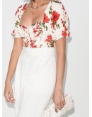 Delevan floral-print blouse