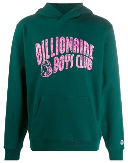 logo print hoodie