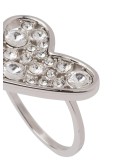 micro jewel heart ring
