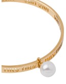 logo bangle bracelet