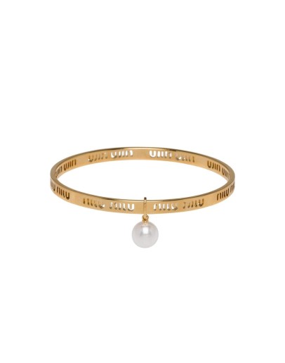 logo bangle bracelet