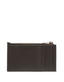 monogram logo quilted card holder