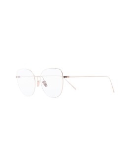 round-frame gold-tone optical glasses