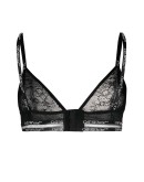 floral lace logo bra