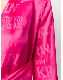 logo print jumpsuit