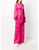 logo print jumpsuit