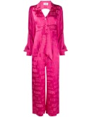 logo print jumpsuit