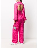 logo print jumpsuit