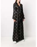 geometric print cut-out jumpsuit