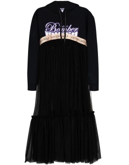 panelled midi dress