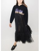 panelled midi dress