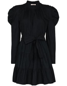 Naima puff-sleeve dress