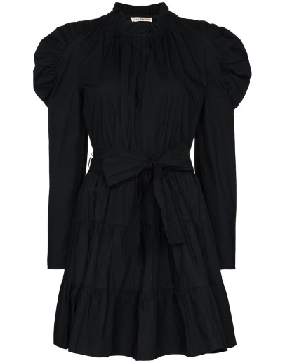Naima puff-sleeve dress