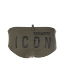 Icon print swimming trunks