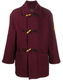 logo-patch duffle coat