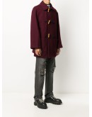 logo-patch duffle coat