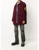logo-patch duffle coat