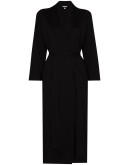 Carina tie-waist mid-length robe