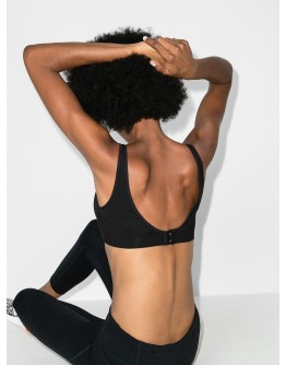 scoop neck sports bra