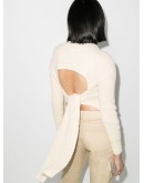 Melania tie-back jumper