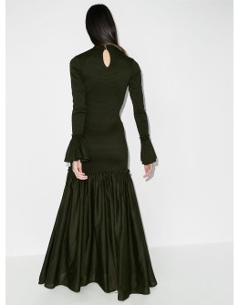 Tsuma smocked maxi dress