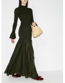 Tsuma smocked maxi dress