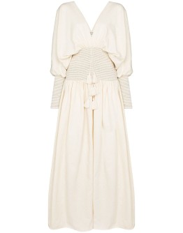 Sana smocked maxi dress